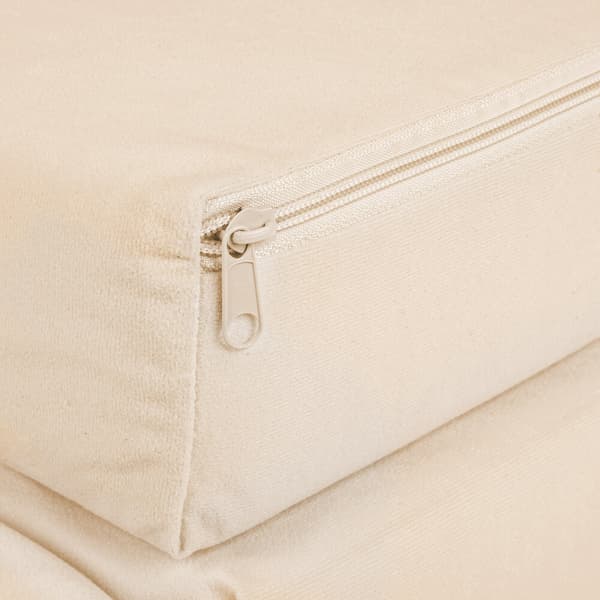 Sammenleggbar barnemadrass med trekk 120x60 til reiseseng - beige