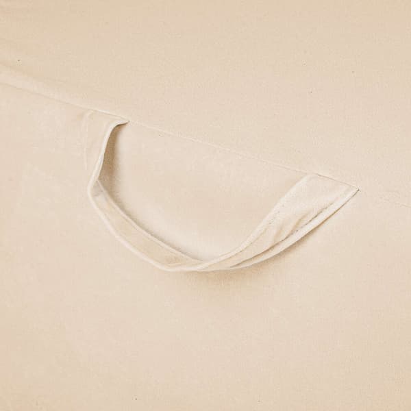 Sammenleggbar barnemadrass med trekk 120x60 til reiseseng - beige