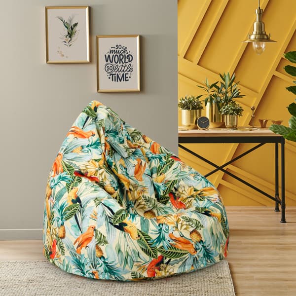 Bean bag puff xxl - papegojor