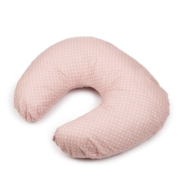 Amningskudde - rosa med prickar