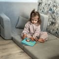 Miniatyrbilde 4 av 8: Sammenleggbar personlig barneskumsofa - grå lam