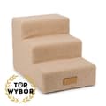 Miniatyrbilde 1 av 7: Hunde/katttrapp 3 trinn - mørk beige lam