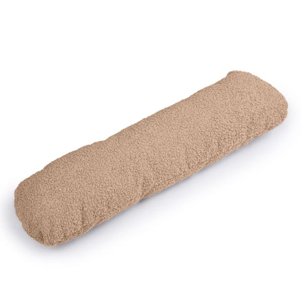 C-formet graviditetspute - Teddy kolleksjon - mørk beige