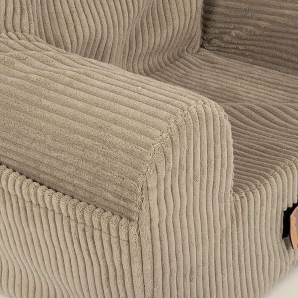 Personlig barnesete - beige kordfløyel