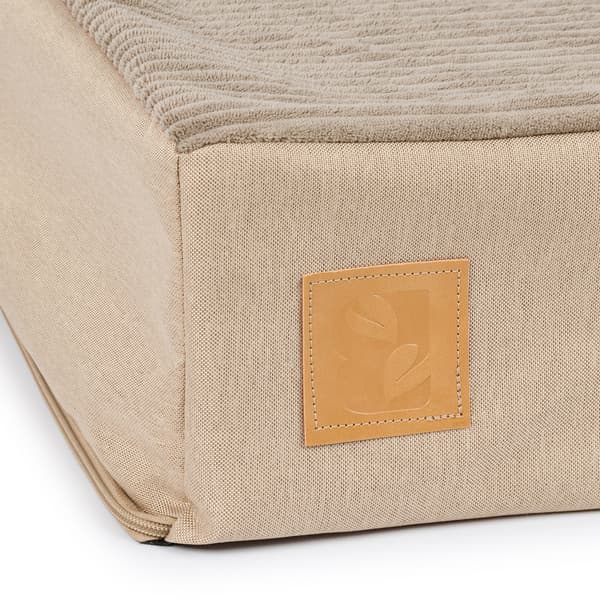 Set: Sitt- och trädgårdsdynor för möbler gjorda av europallar 120x80x15 ljusbeige + manchester