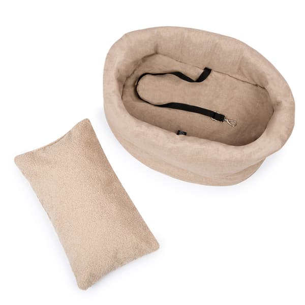 3-i-1 hundväska beige + gratis personalisering