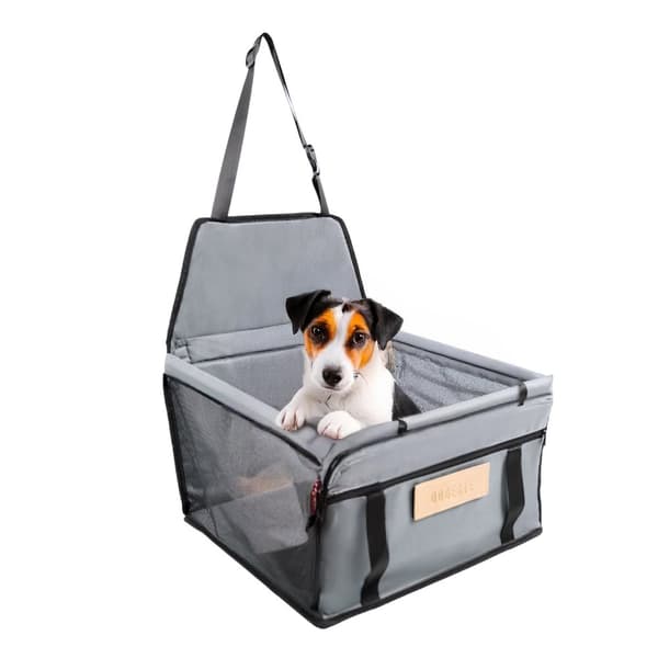 Hauki grå hundbilstol