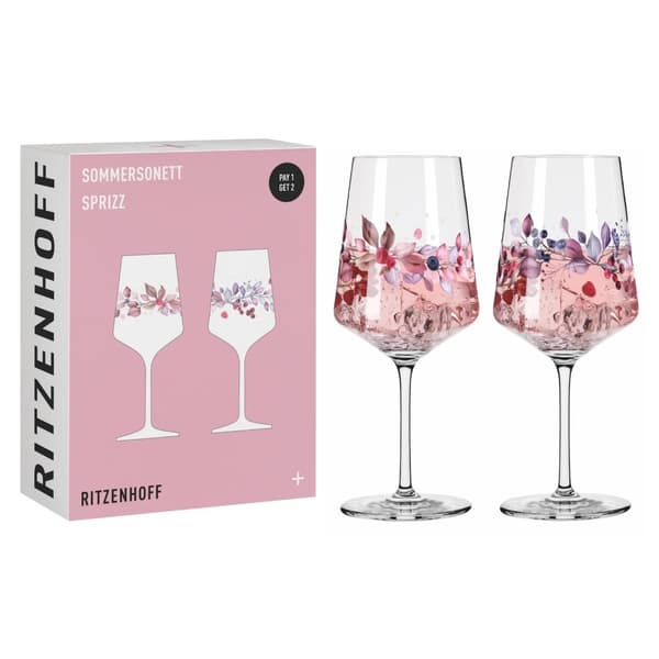 Sommersonett Vinglas 2-p Nordic Berries