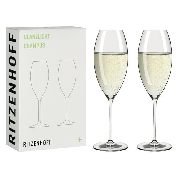 Glanzlicht Champagneglas 2-p