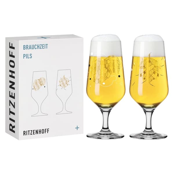 Brauchzeit Ølglass Pils 2-p NO: 1& 2