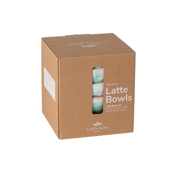 Lattebowl 4-p Aqua