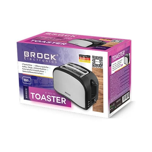 Brødrister BT 1003 SS, 800W