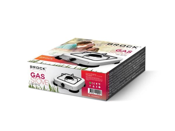 Enkelring gashäll, vit GS 001 W