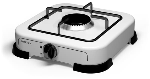 Enkelring gashäll, vit GS 001 W