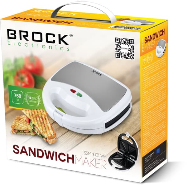 Smørbrødmaskin SSM 1001 WH, 750W