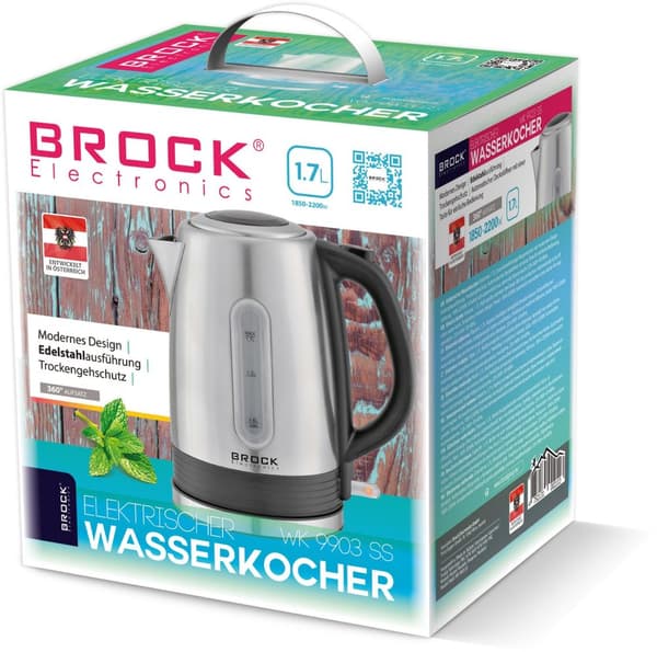 Elkedel WK 9903 SS 1,7L, 1850-2200W