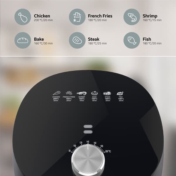 Air Fryer AFM 3501 BK 3,5L, 1300-1500W