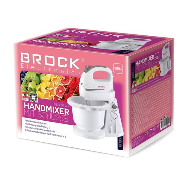 Blandebatteri med bolle HMB 3009 WH 300W
