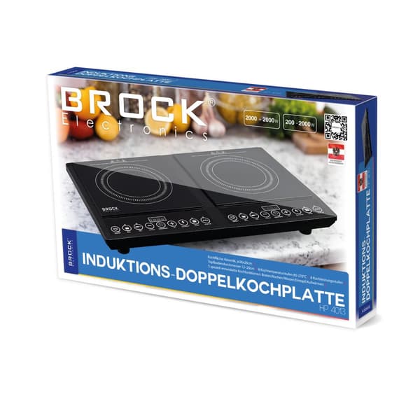 Induktionsspis HP 4013, 2000W+2000W
