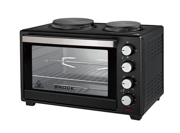 Ovn med kokeplater TO 6022 BK 60 L, 2000W