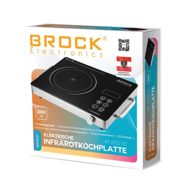 Elektrisk infrarød komfur HPI 6002 HD 2000W