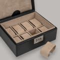Miniatyrbillede 3 af 4: Urkasse – Plads til 8 ure, ægte præget læder