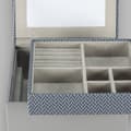 Miniatyrbild 4 av 5: Smyckeskrin med spegel, avtagbar bricka, elegant design