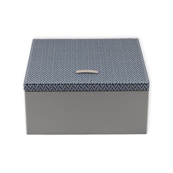Smyckeskrin med spegel, avtagbar bricka, elegant design