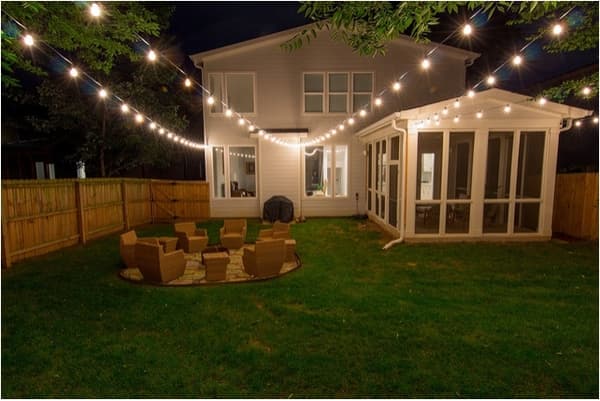Solar Garden String Lights, 100 varma LED-lampor, 14m