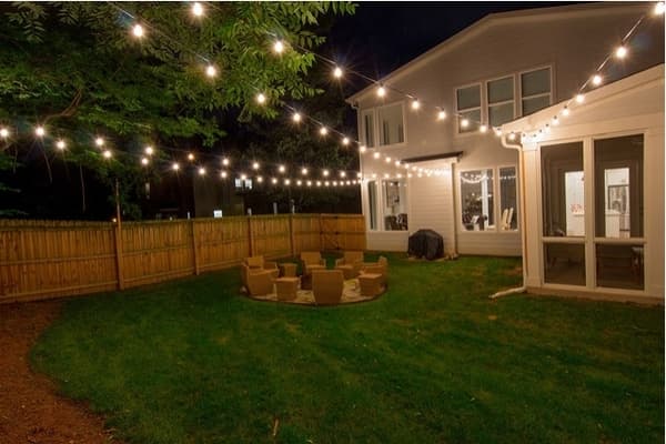 Solar Garden String Lights, 100 varma LED-lampor, 14m