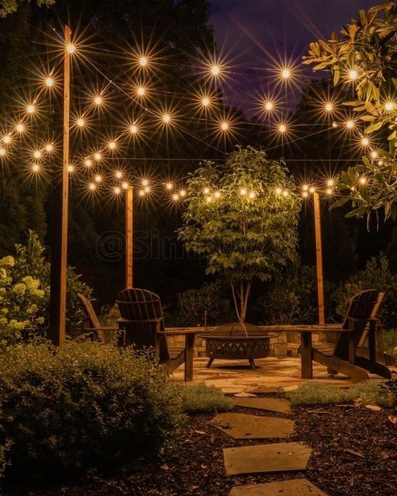 Solar Garden String Lights, 100 varma LED-lampor, 14m