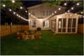 Miniatyrbild 6 av 9: Solar Garden String Lights, 50 LED varmvita, 7m