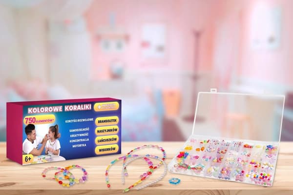 Perlesmykkesæt til børn – Kreativt gør-det-selv-armbåndssæt