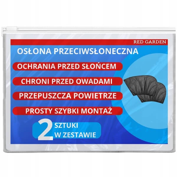 Bilsidevindu solskjermer, Universal Fit, 2-pak