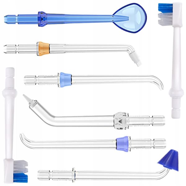 Water Flosser Replacement Tips Set, 8 delar