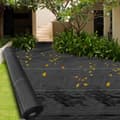 Miniatyrbilde 4 av 9: Ugressbekjempende stoff, svart 1,6x10m, UV-beskyttelse 70g/m²