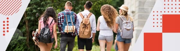 Grå skolepenalhus med håndtag – slidstærkt polyester