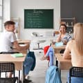 Miniatyrbilde 5 av 9: Gjennomsiktig skoleblyantveske – slitesterk, vannavstøtende polyester