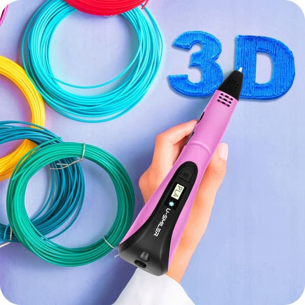 3D-pennesæt med 75 m filament og tilbehør