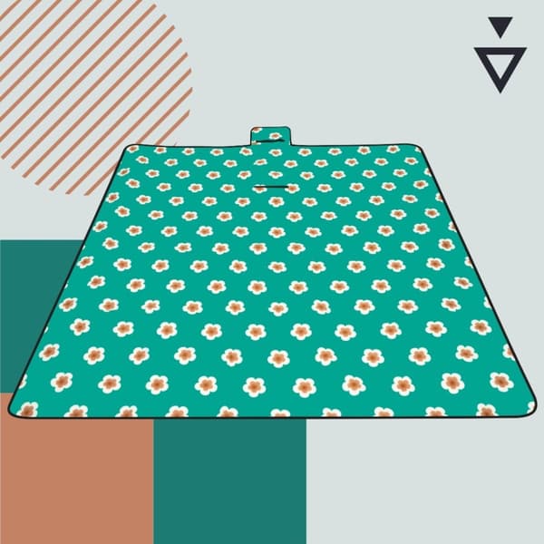 XXL Picnic Tæppe 200x200cm, vandtæt & isoleret