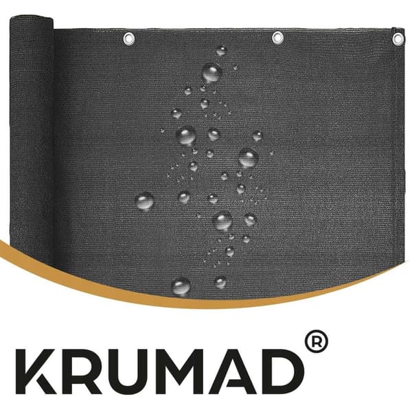 Parveke Privacy Screen 1x6m, 95% UV Block, helppo asentaa