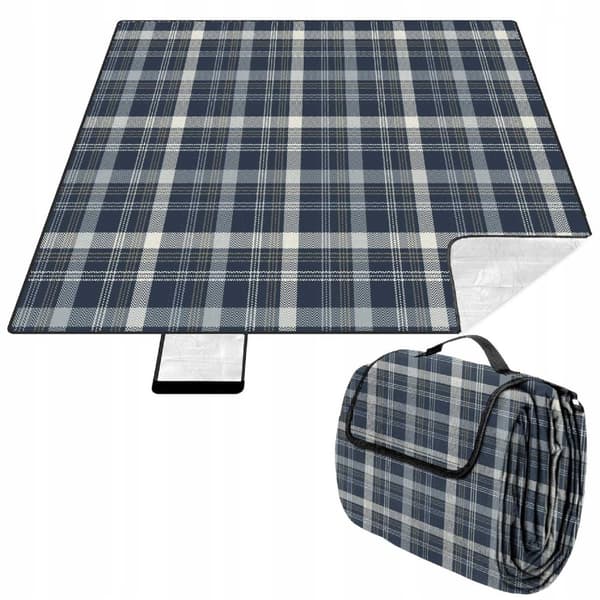 XXL Picknickfilt 200x200 cm, Vattentät, Isolerad