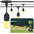 Miniatyrbild 2 av 9: Utomhus LED-slingor, 15m, varmvit, IP44