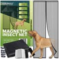 Miniatyrbillede 1 af 9: Magnetisk myggenet til døre, nem installation, 80-100x210-220 cm