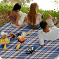 Miniatyrbillede 3 af 9: XXL Picnic Tæppe 200x200 cm, Vandtæt, Isoleret