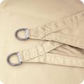 Pikkukuva 8 / 9: Triangle Sun Shade Sail, vedenpitävä, UV-suoja, 3x3m, beige