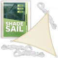 Pikkukuva 1 / 9: Triangle Sun Shade Sail, vedenpitävä, UV-suoja, 3x3m, beige