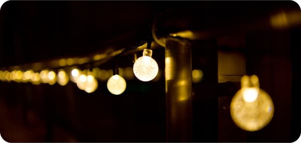 Solar hagestrenglys, 100 LED, 14 meter, IP65