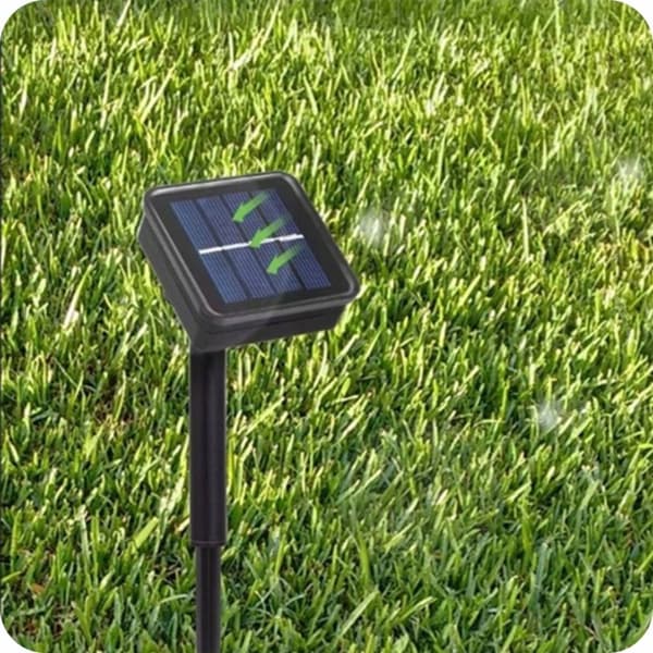 Solar hagestrenglys, 100 LED, 14 meter, IP65