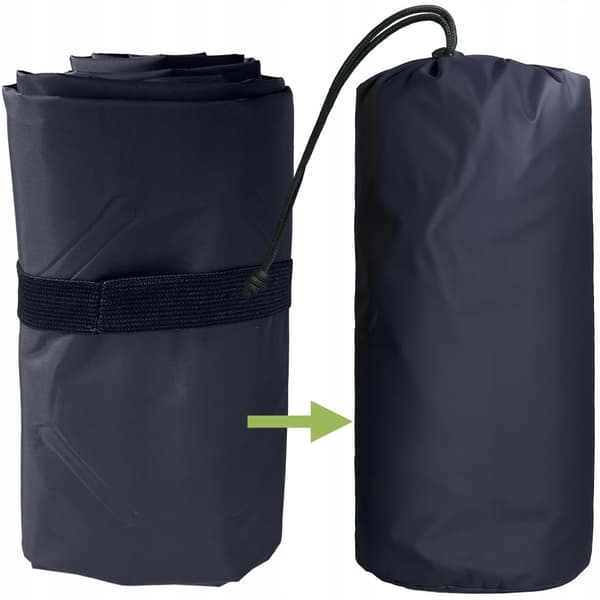 Campingluftmadras med pude – Ultralet, kompakt 190x60cm